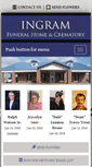 Mobile Screenshot of ingram-funeralhome.com